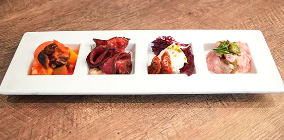 川崎工場夜景レギュラープランディナーメイン料理