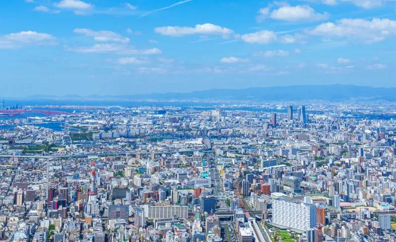 日中の情景