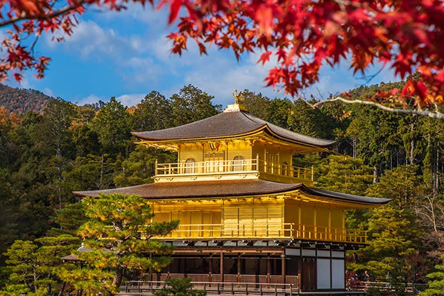 定期観光バスで巡る！京都三大名所～金閣寺・銀閣寺・清水寺～【Ａコース】