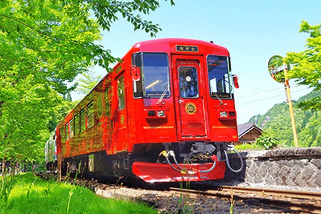 観光列車「ながら」２号スイーツプラン（郡上八幡→美濃太田）１日フリー乗車券付き