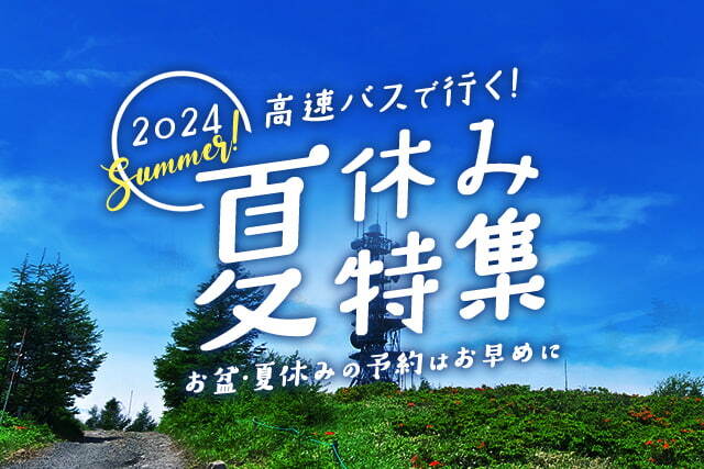 【2024年】お盆や夏休みにオススメの旅行先！高速バスで行く夏休み特集