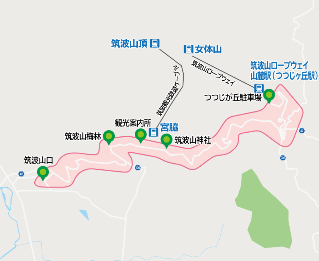 筑波山エリア