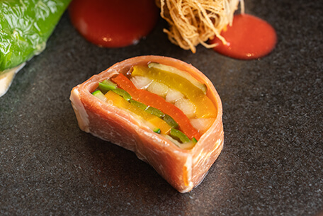 丹後フーズの生ハムと京野菜のテリーヌ