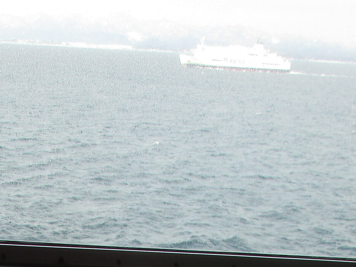 津軽海峡の景色