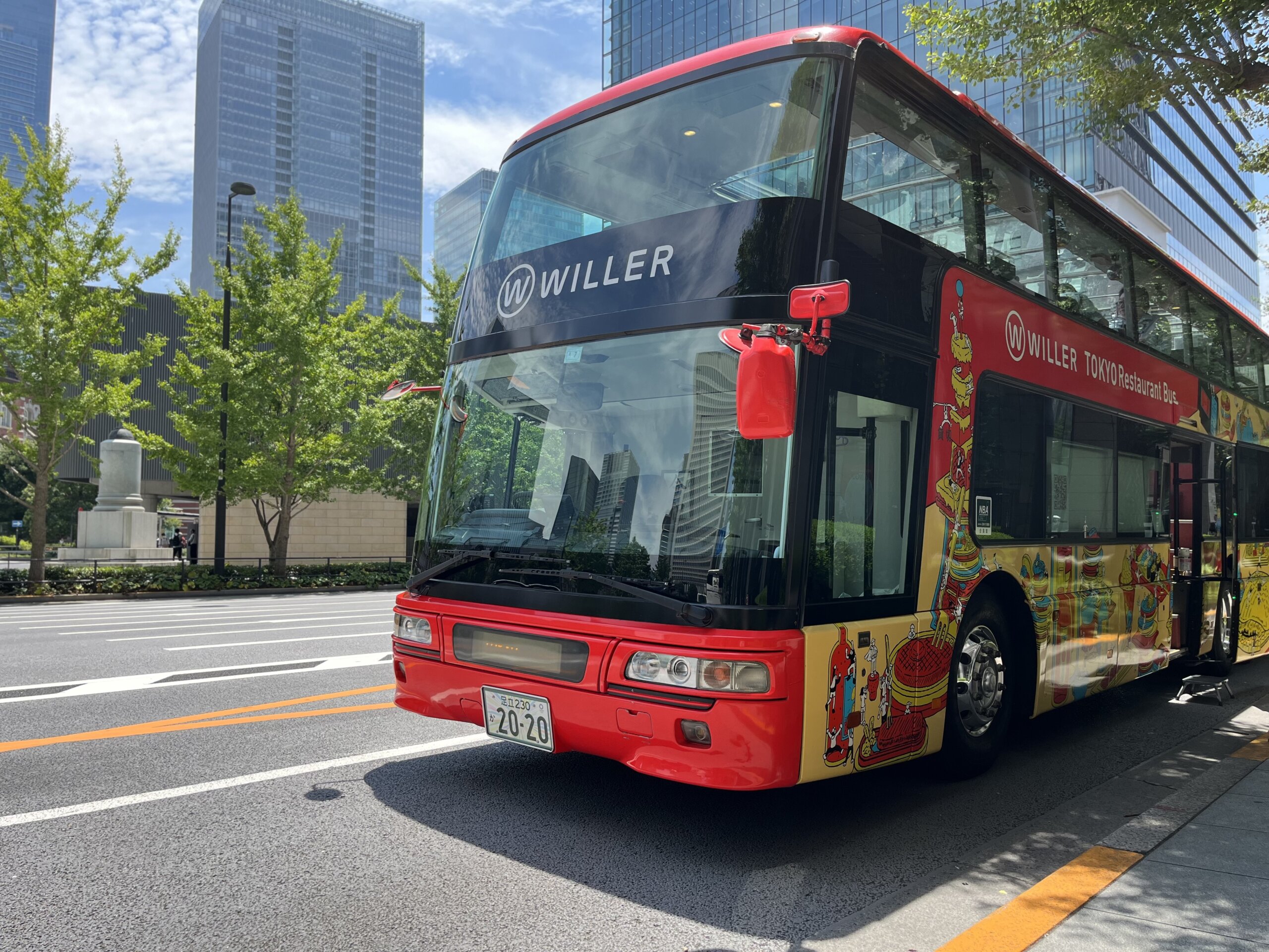 東京観光しながらゆったりと食事とお酒を楽しめる！ ≪夏季限定≫レストランバス フレンチビアガーデン ランチプラン