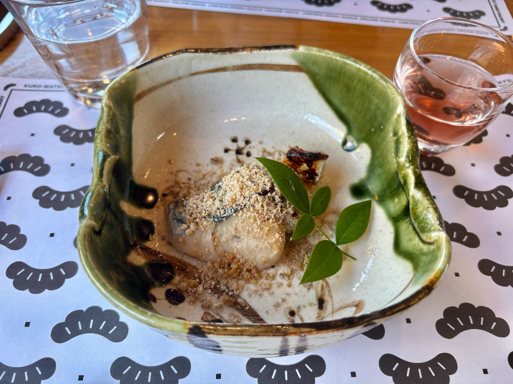 鰆吟醸味噌幽庵焼き 竹野酒造の酒粕を使用 焼栗のグラッテ