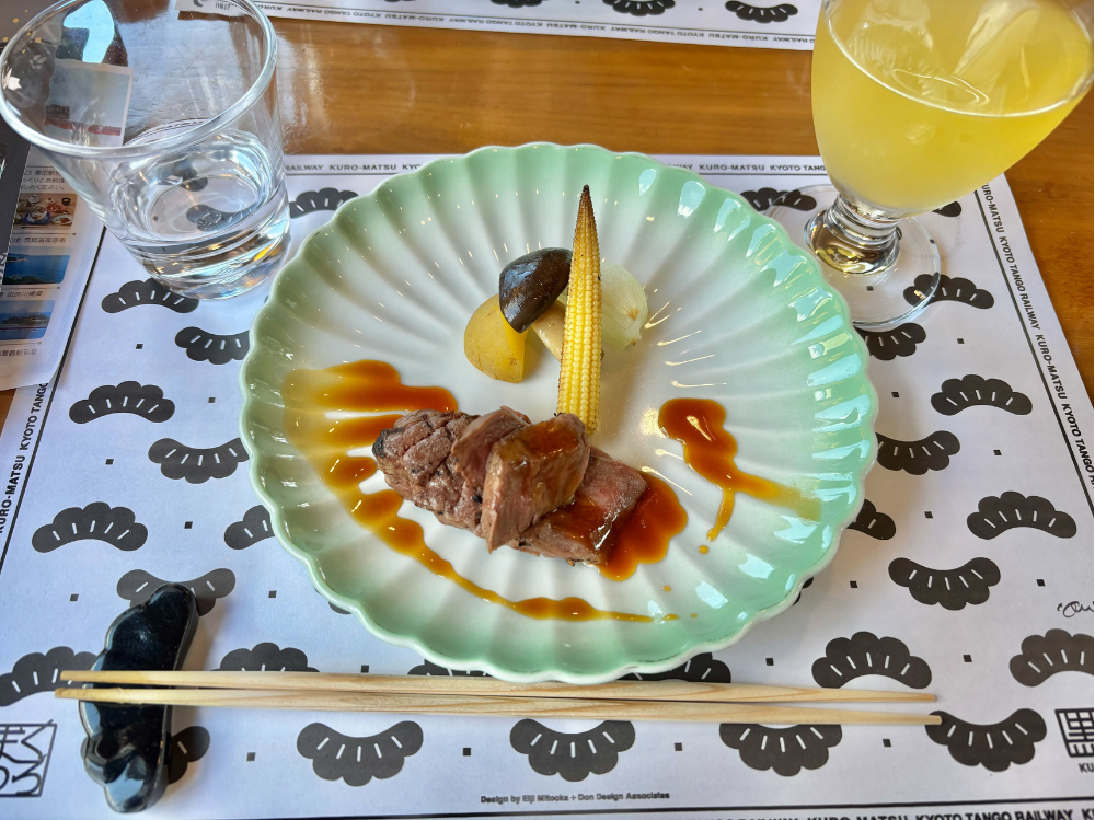 京の肉「琥珀和牛」ステーキ ~じゃぽねソース~