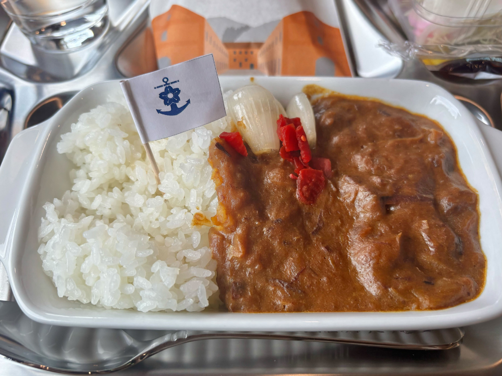 護衛艦みょうこうビーフカレー