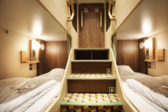 プライベートベッド（くれない・むらさき）